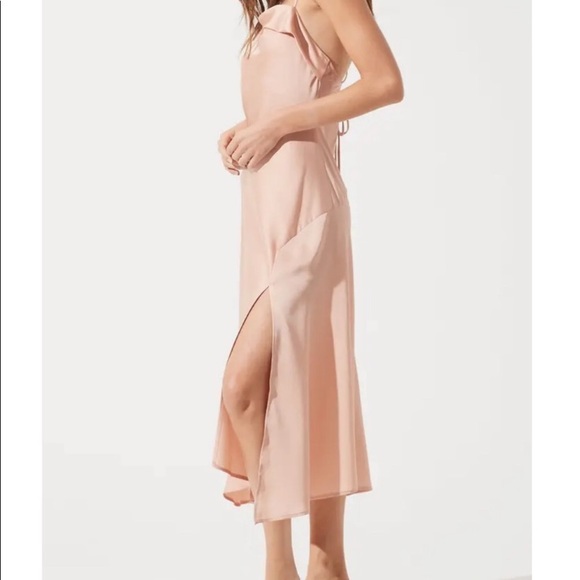 NWT ASTR THE LABEL Cowl Slip Midi Dress M - Picture 2 of 10